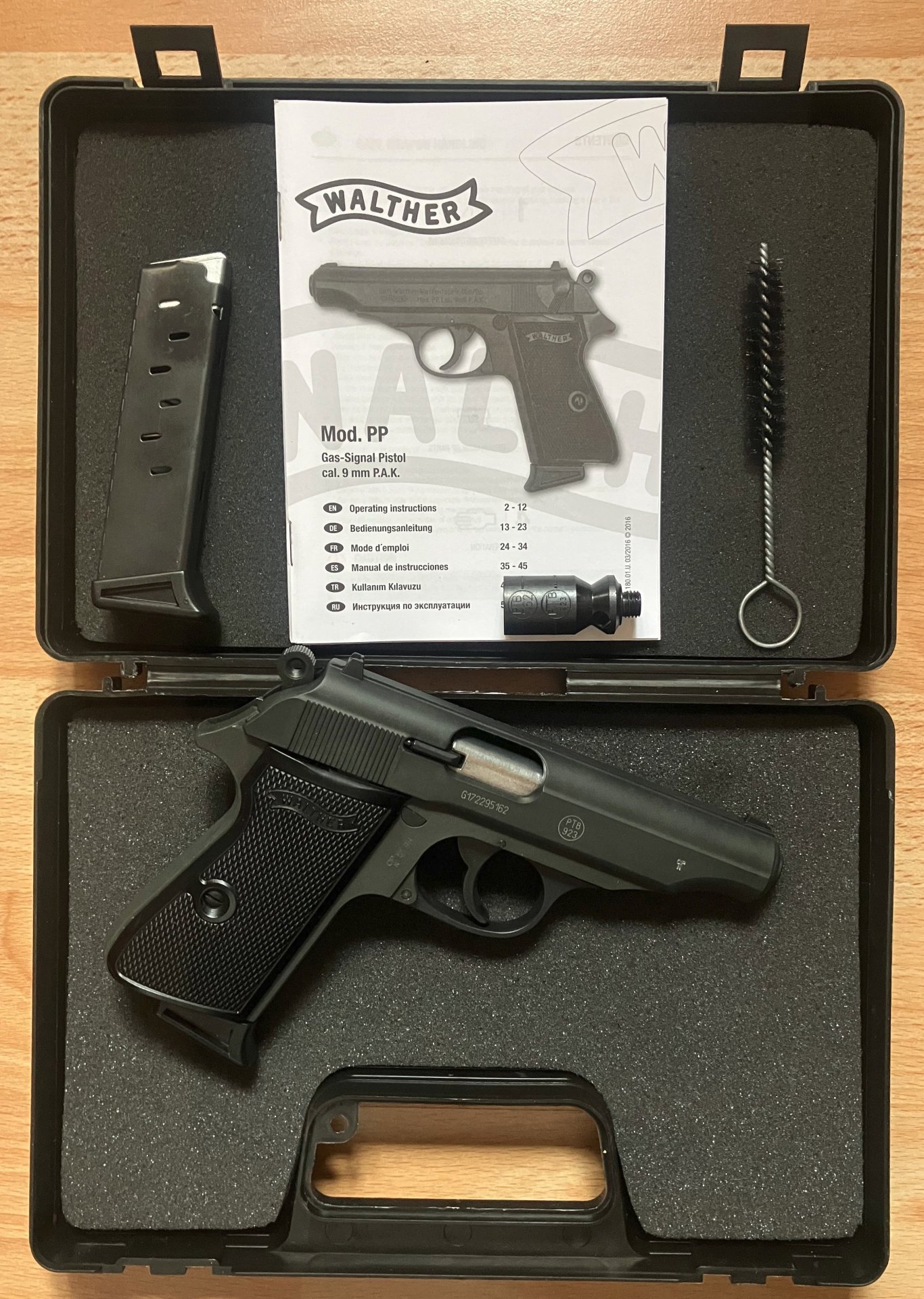 SUPER Walther PP 9mm P.A.K. mit Seltenheit + Ersatzmagazin – Bild 3