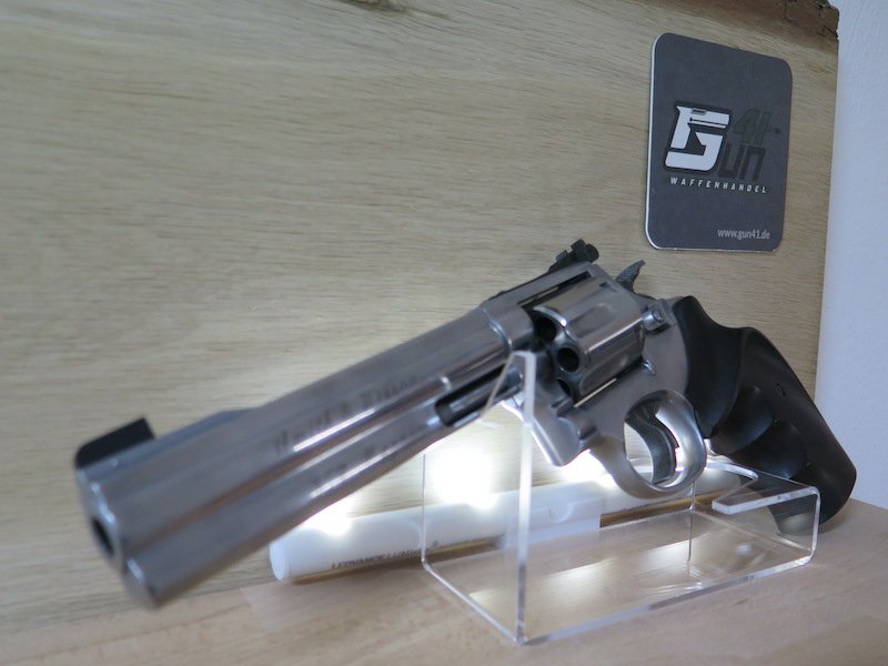 Smith & Wesson Revolver 686-4 Target Champion Deluxe, .357 Mag. mit NIL Griff, im großen S&W Koffer – Bild 2