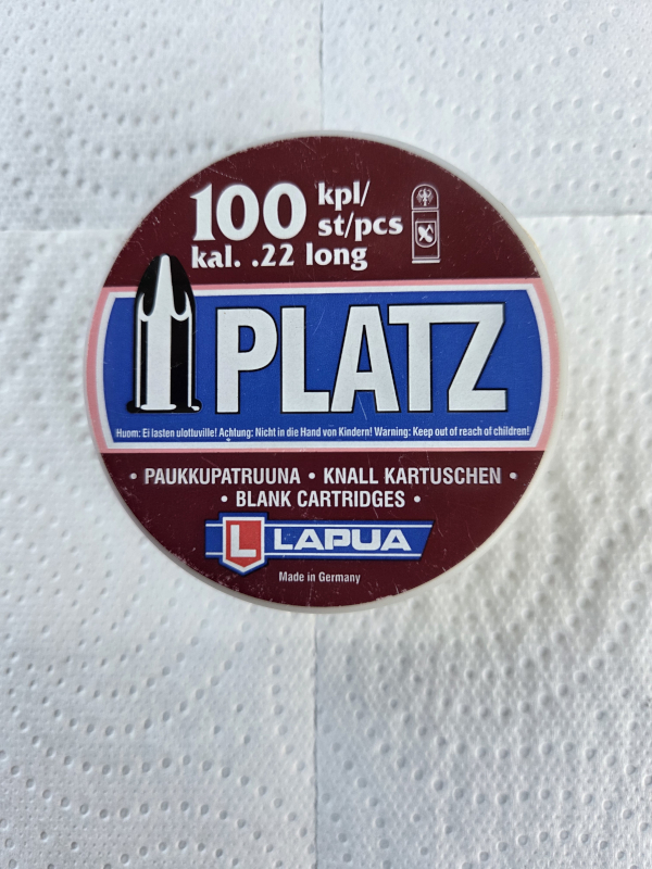 LAPUA Patronen Cal. 22 Lang, 100 Stück – Bild 1