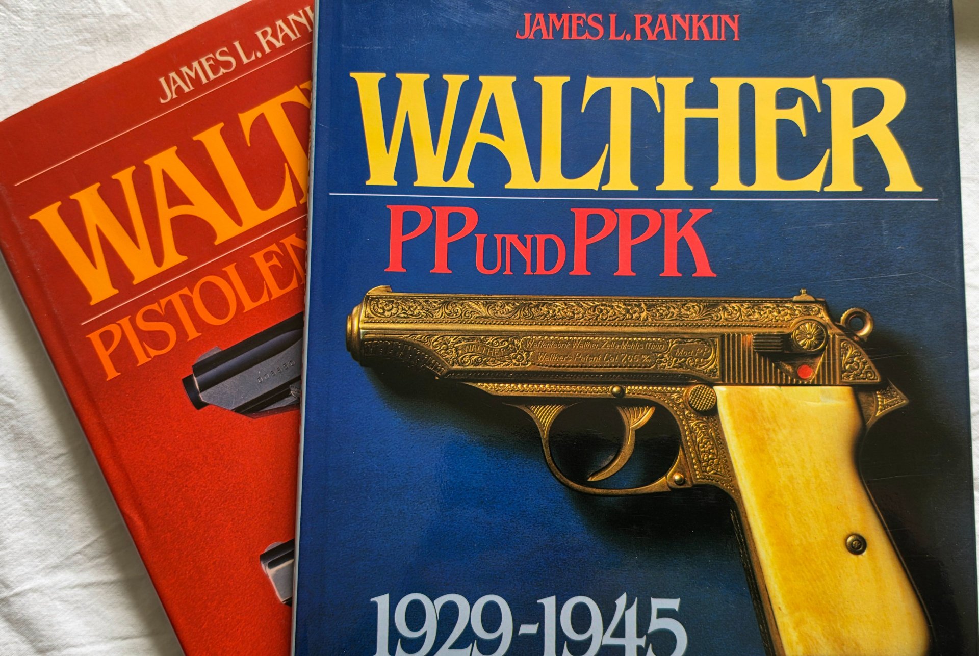 James L. Rankin – Walther: Pistolen 1908–1983 und PP/PPK 1929–1945 – 2 Fachbücher im Set – Bild 1