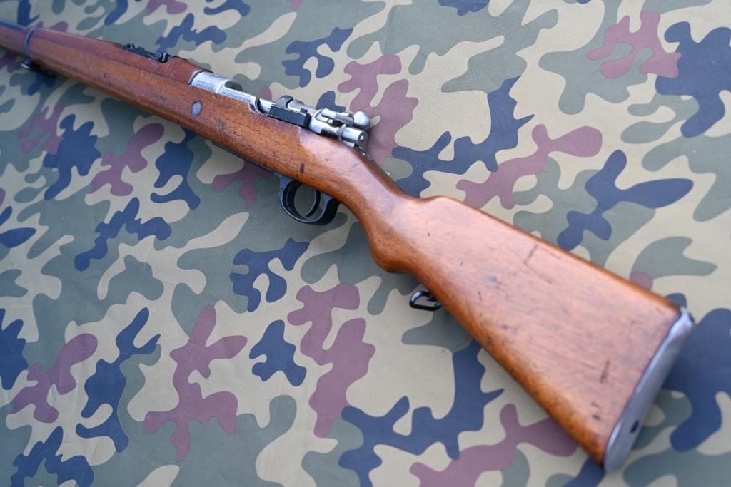 Repetierbüchse Ordonnanzgewehr DWM Mauser Argentino M 1909 Kal. 7,65x53 Arg., schön, nrgl.! – Bild 3