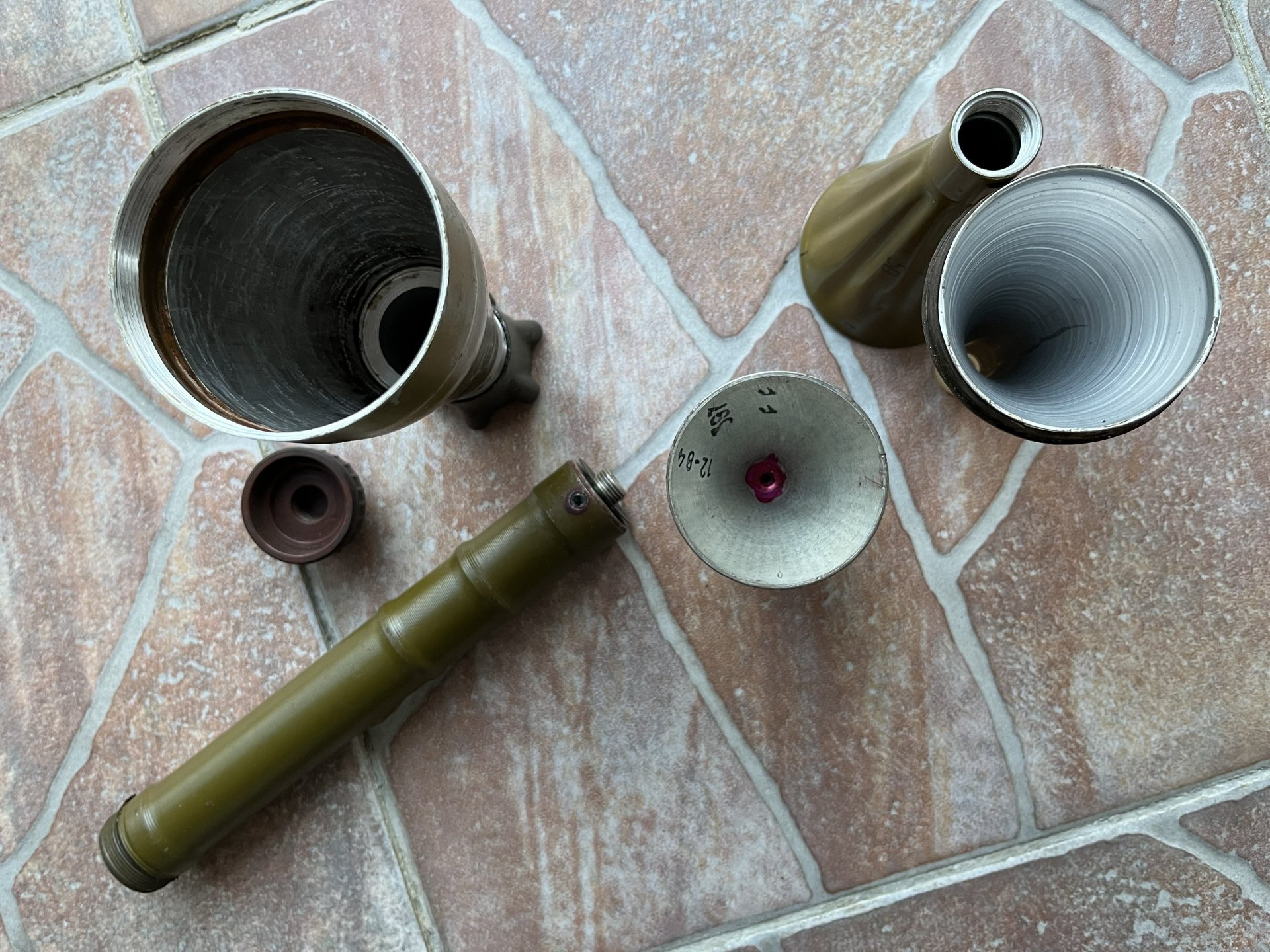 RPG7 Granate Deko Rakete Gefechtsversion Panzerfaust Radom Teilesatz kein AKM AK47 RPK PKM Zünder – Bild 4