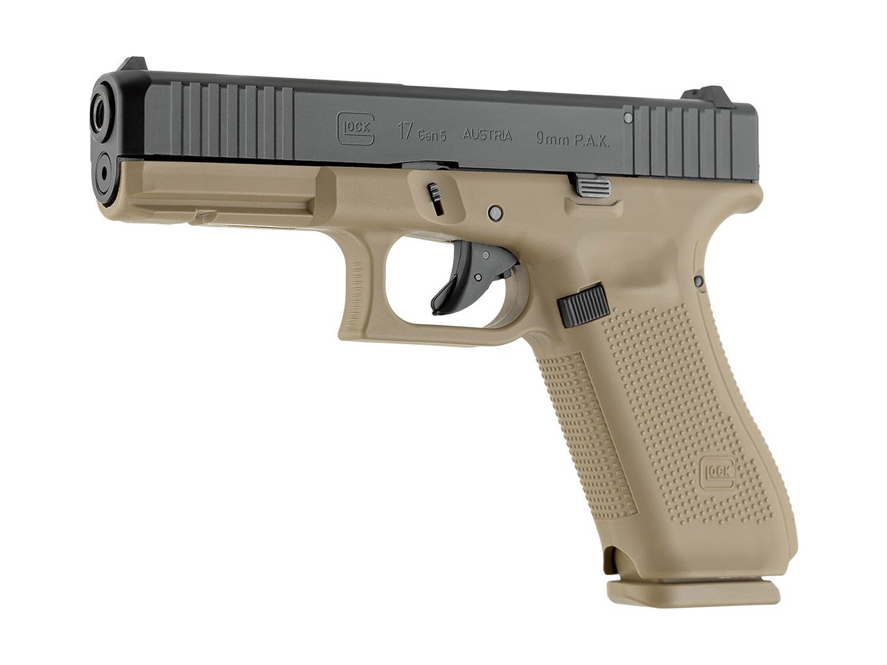 Schreckschuss Pistole Umarex Glock 17 Gen5 Coyote Kaliber 9 mm P.A.K – Bild 2