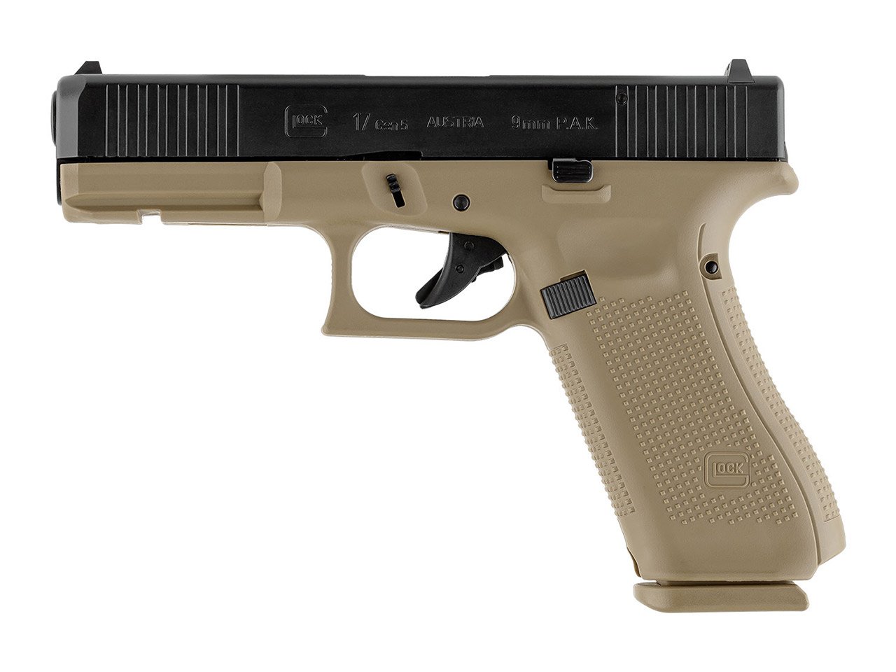 Schreckschuss Pistole Umarex Glock 17 Gen5 Coyote Kaliber 9 mm P.A.K – Bild 1