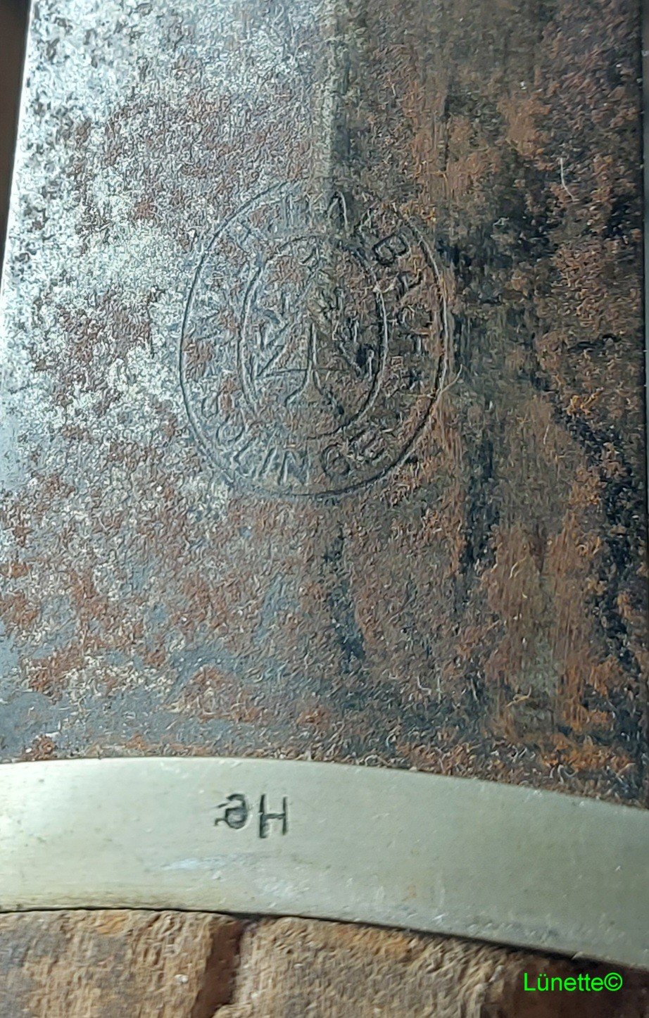 XA Dolch Kellerfund Hersteller Solingen Wilhelm Halbach – Bild 2