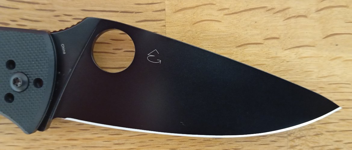 Spyderco "Tenacious" Black Blade – Bild 3