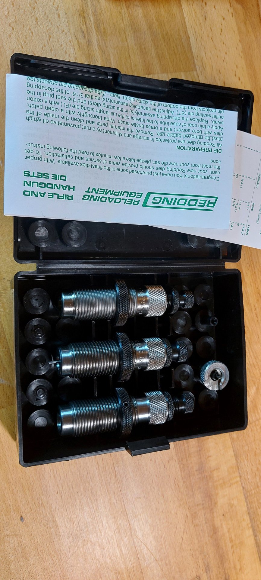 Redding Carbide Matrize 38 Spec / 357 Mag – Komplettset (Art. 88282) – Bild 1