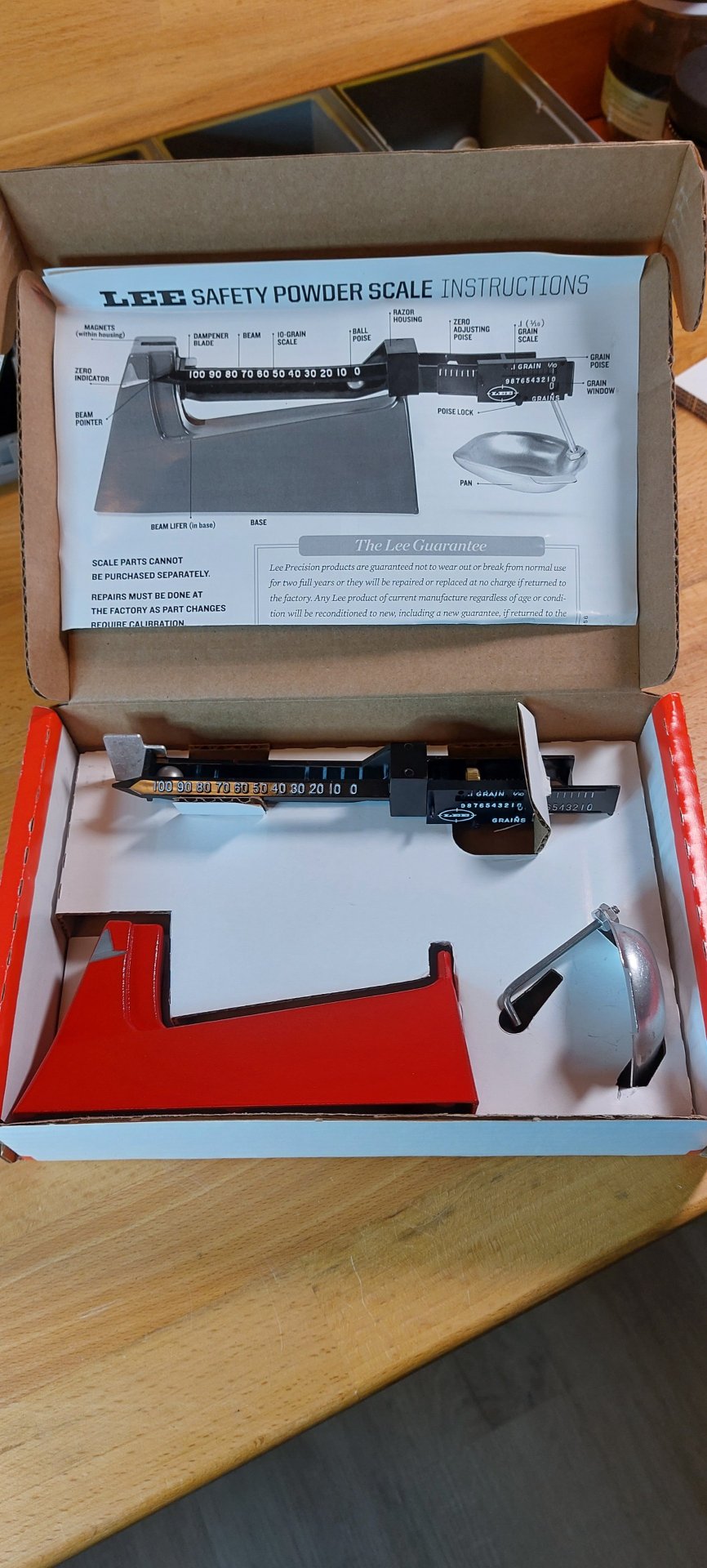 Lee Precision Safety Powder Scale – Balkenwaage Pulverwaage – Bild 2