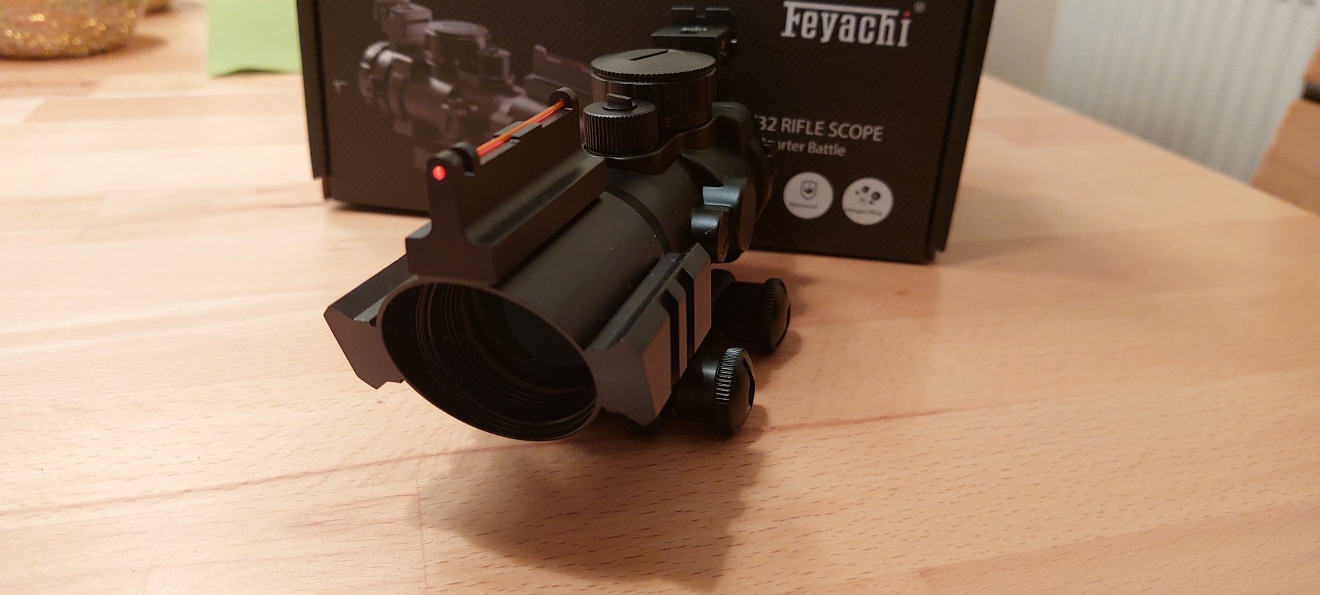 Feyachi R122 4x32 Rifle Scope / Zielfernrohr – Taktisches Absehen – OVP – Bild 6