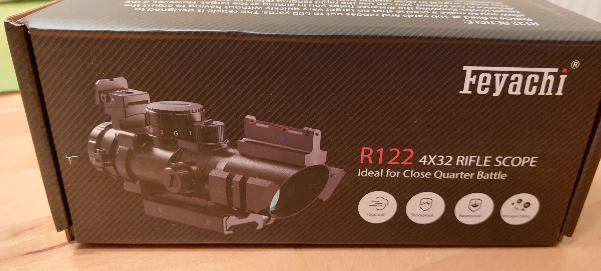 Feyachi R122 4x32 Rifle Scope / Zielfernrohr – Taktisches Absehen – OVP – Bild 1