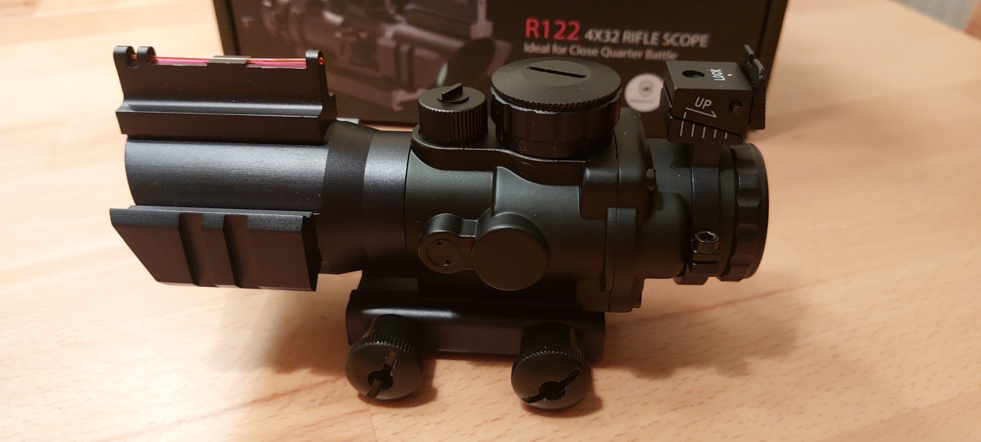 Feyachi R122 4x32 Rifle Scope / Zielfernrohr – Taktisches Absehen – OVP – Bild 4