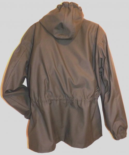 NEU Schlupfjacke / Smock /Anorak Steingrau Oliv – Bild 2