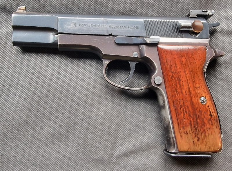 Mauser Mod. 90 DA, FEG P9, Kopie Browning High Power HP SA/DA Großkaliber Pistole Pistole 9 mm Luger – image 2