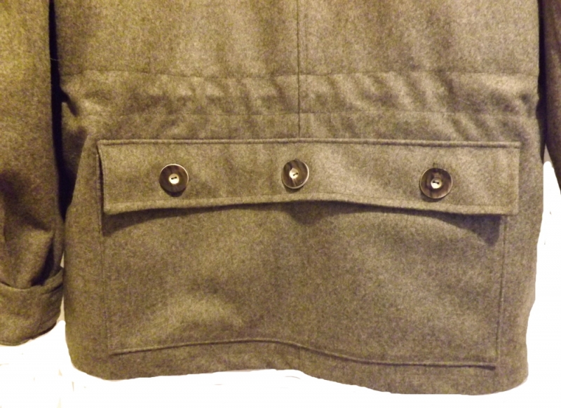 NEUHEIT SCHLUPFJACKE / ANORAK AUS GEBIRGSLODEN STEINGRAU OLIV – image 5