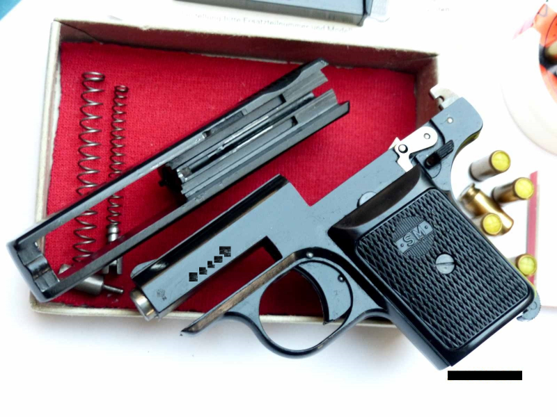 Seltene & hochwertige neue SM Mod.110A Kal.8mm PTB 45-69. Beschuss von 1969 unbenutzt &viel Zubehör – Bild 5