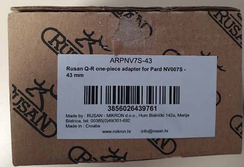 Rusan Adapter ARPNV7S-43 mm – εικόνα 2