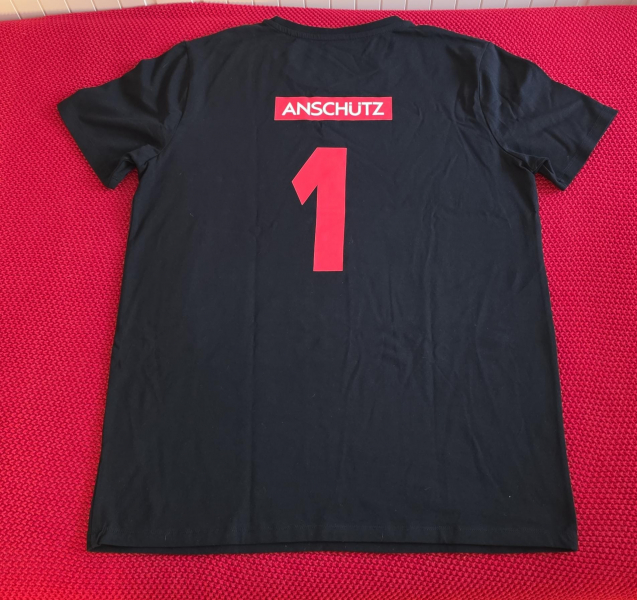 019075, T-Shirt - "ONE for Champions", schwarz, Größe L – Bild 2