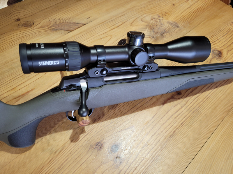 Sako 90 Finnlight Black Kurz 6,5 Creedmoore inkl. Steiner Ranger 8 2-16x50 BT – Bild 4