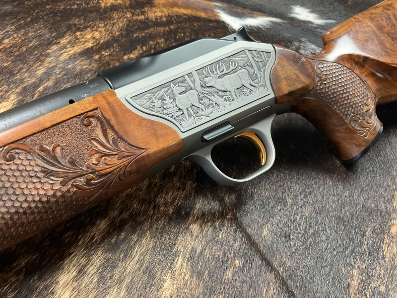 Blaser R8 Luxus, Kal..300WinMag. Holzklasse 10 ! Vogelaugen ! SemiWeigt ! Kanneliert ! – Bild 4