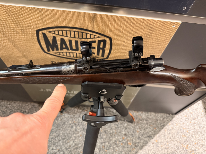 Remington 700 / 600 / 660 MOHAWK stutzen cal. 308 win mit Stahlmontage und sehr schöner Holzqualität – Bild 2