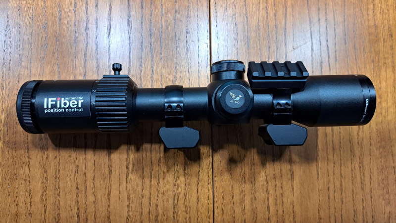 DDoptics 1,5-15x40 NXT I-Fiber,Innogun-Zero-Pica-Montage, Adapter Präzise Jagen, Huckepackmontage – Bild 3