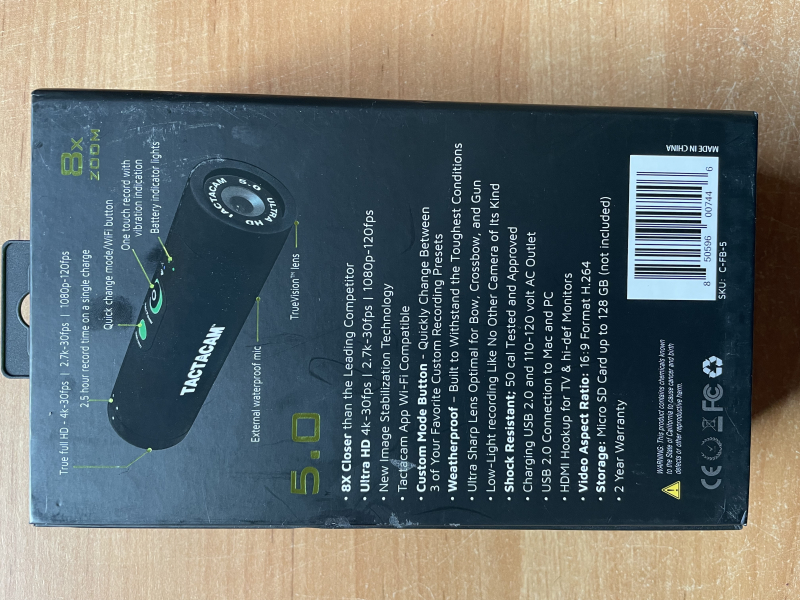 Tactacam 5.0 (Ultra HD Sporting Camera) – Bild 3