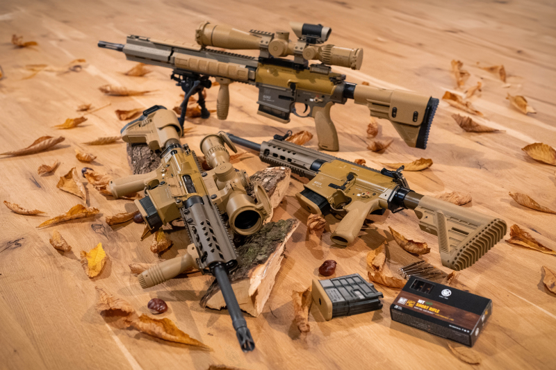 HECKLER & KOCH MR 308 A3 - SPECIAL EDITION - HK G28 PATROUILLE DESIGN & TECHNIK - RAL 8000 - HK 417 – Bild 1