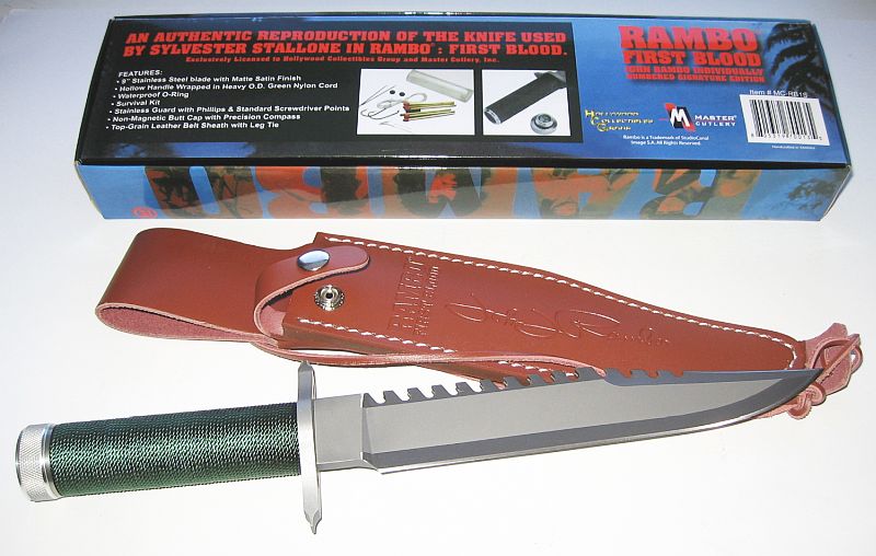 RAMBO I Messer First Blood John J. Rambo Individually Numbered Signature Edition Neu/Ovp – bild 2