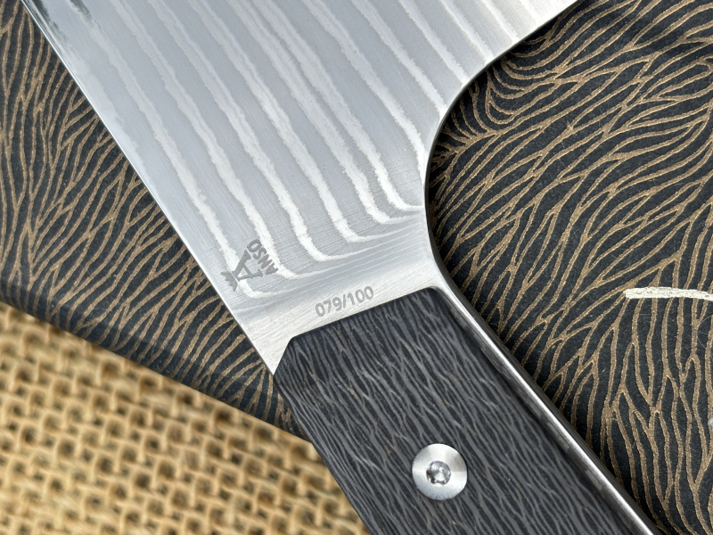 Kochmesser MKM Prima Limited Edition (100 Stck.) Santoku Gold & Black Nr. 079 – Bild 2