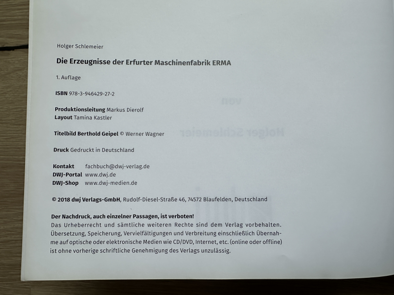 Die Erzeugnisse der Erfurter Maschinenfabrik von Holger Schlemeier – Bild 3