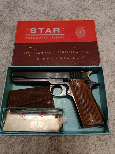 Großkaliber Pistole Star B / 9 mm Para als EU Dekoumbau mit deutscher Beschussamts Abnahme. – attēls 3