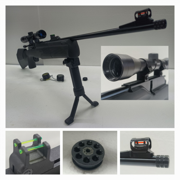 Umarex 850 M2 AirMagnum ___ Luftgewehr 4,5mm + ZF + 2 Bein + Magazin ___ Neu Preis 495,- EUR – Bild 4