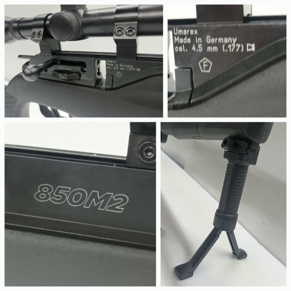 Umarex 850 M2 AirMagnum ___ Luftgewehr 4,5mm + ZF + 2 Bein + Magazin ___ Neu Preis 495,- EUR – Bild 3