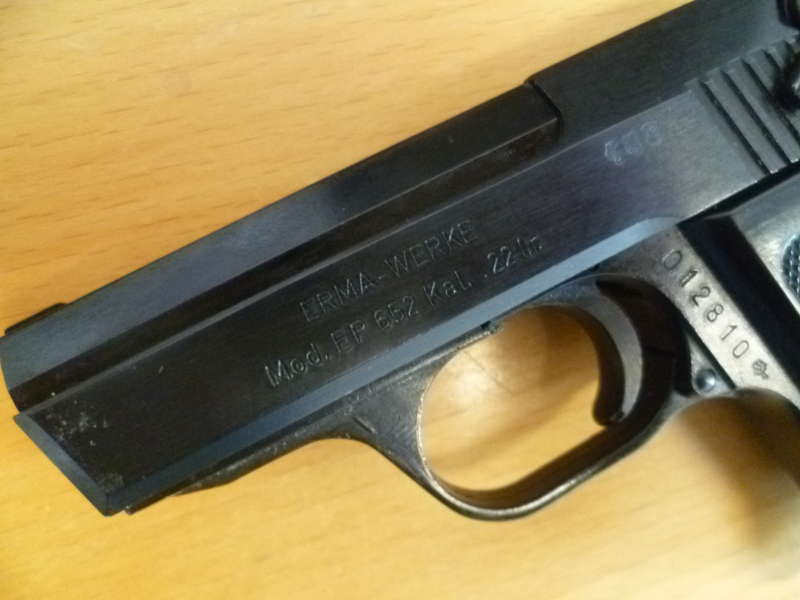 Pistole Erma EP 652 .22 lr. – Bild 4