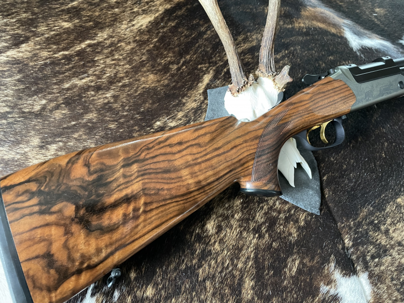 Blaser Bockdrilling BD14 Luxus, Kal. 8x57IRS, .22Hornet, 20/76, Holzklasse 7!!! Traumwaffe!!! – Bild 3