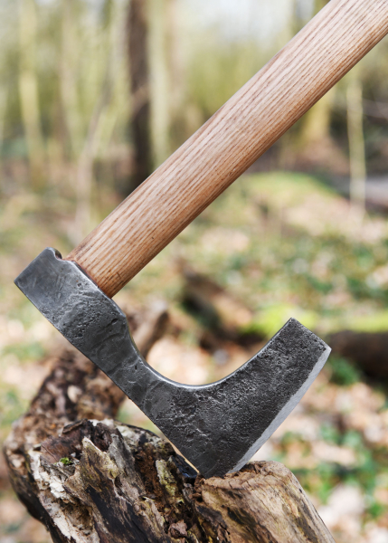 Wikinger-Axt aus Stahl, handgeschmiedet, Typ C – Bild 2