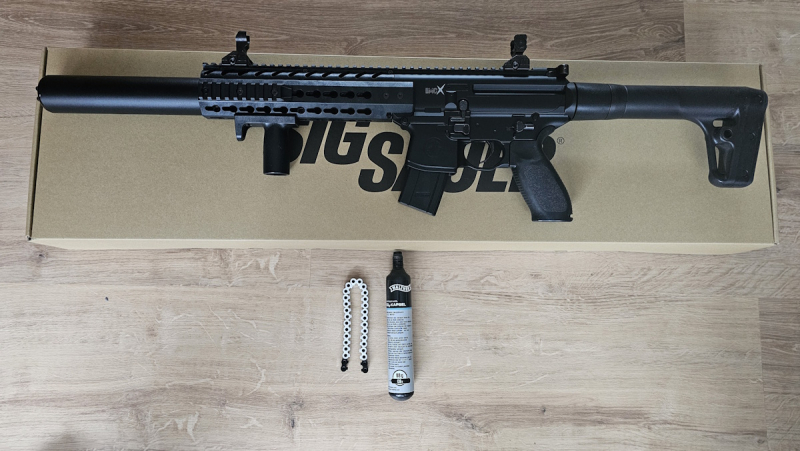 Sig Sauer MCX black CO2 Diabolo inkl. Zubehör, neuwertig – billede 3