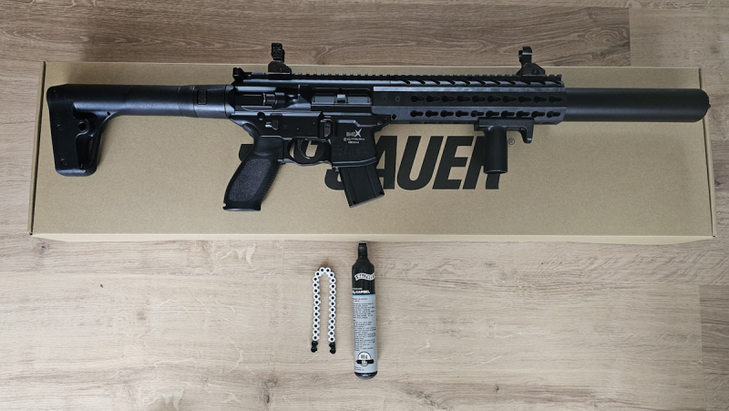 Sig Sauer MCX black CO2 Diabolo inkl. Zubehör, neuwertig – billede 2