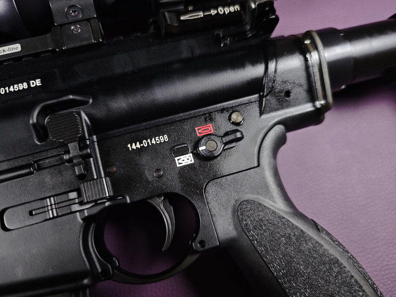 Selbstladebüchse Heckler & Koch MR308 A3-28 gebraucht ohne Optik mit Zweibein – zdjęcie 3