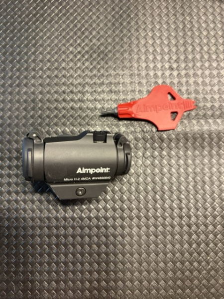 Aimpoint Micro H-2 4MOA mit Picatinny Montage – Bild 2