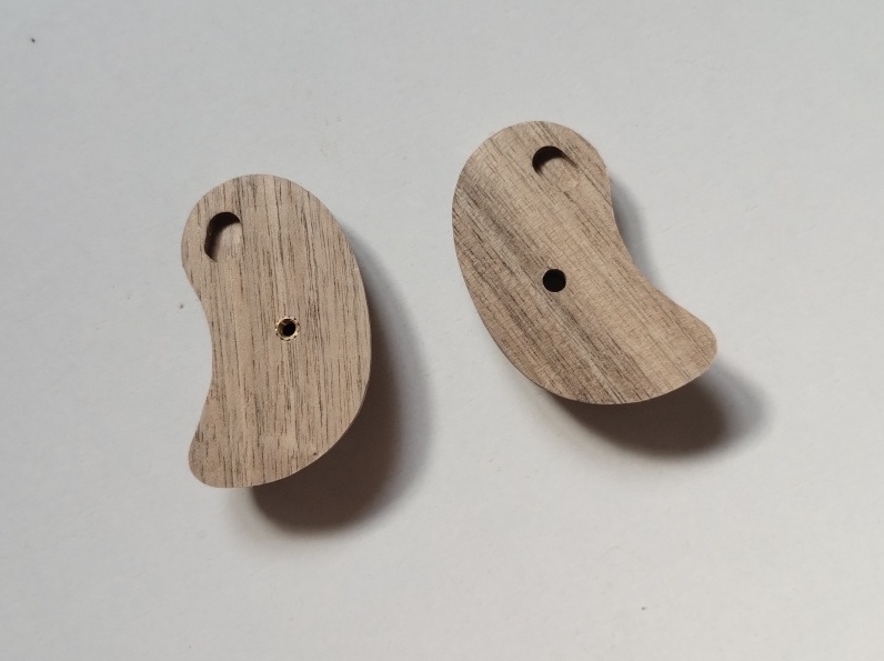 Holzgriffschalen (blank) für Röhm Derringer / Twinny – Bild 2