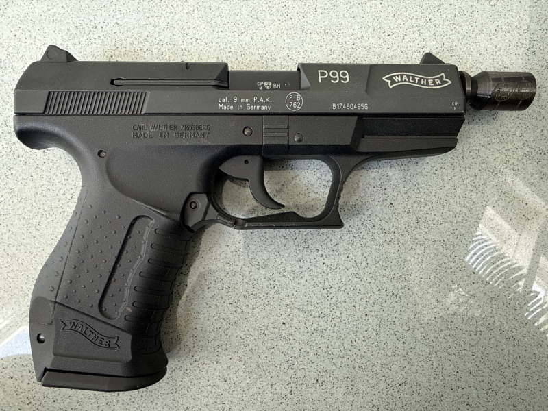 Walther P99, 9mm P.A.K., SRS Pistole – Bild 2