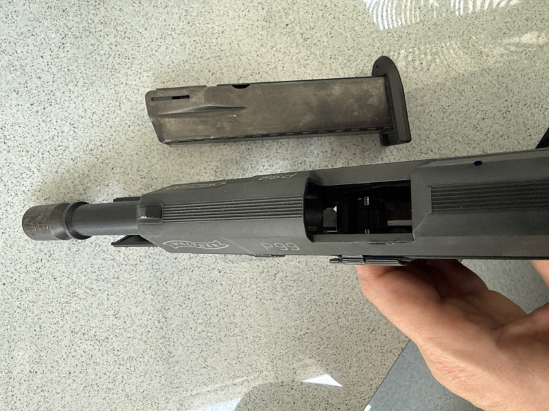 Walther P99, 9mm P.A.K., SRS Pistole – Bild 3