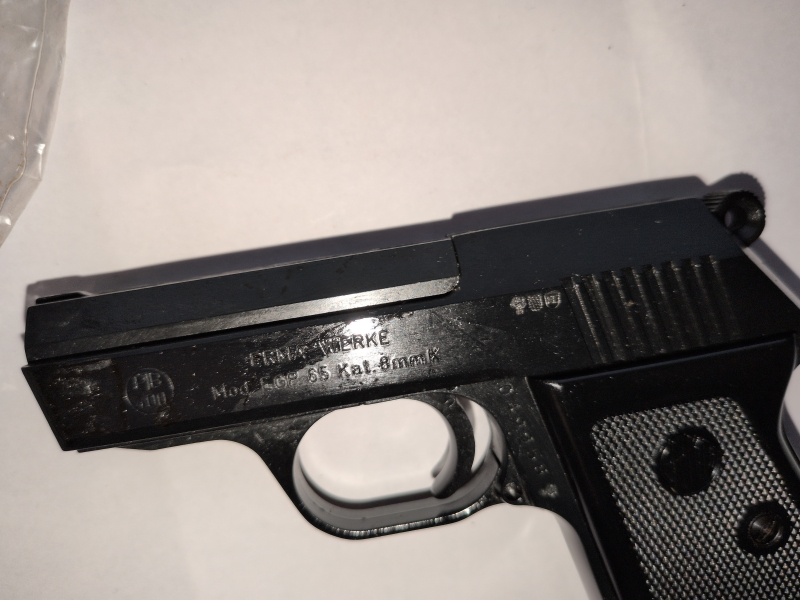 Erma EGP 65 in Kal. 8mm in Traumzustand, Rarität, ungeschossen mit PTB400 – Bild 3