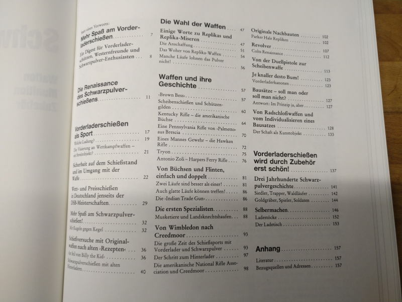 Buch Schwarzpulver Digest Vorderlader v. Jan Boger – obrázek 3