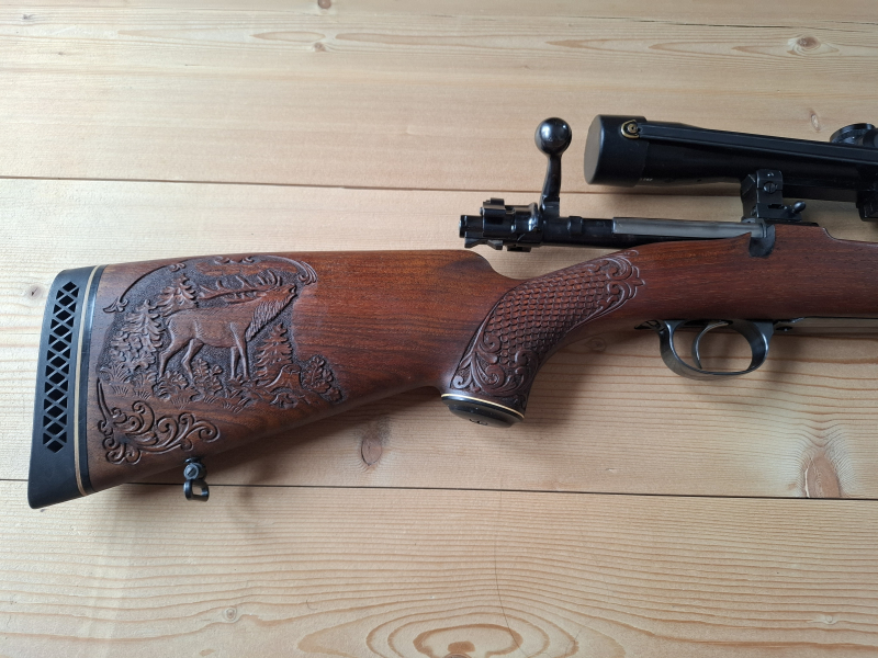 Mauser Mod. 98 Kal. 7mm Rem. Mag. inkl. Schwenkmontage und Schmidt & Bender ZF – Bild 2