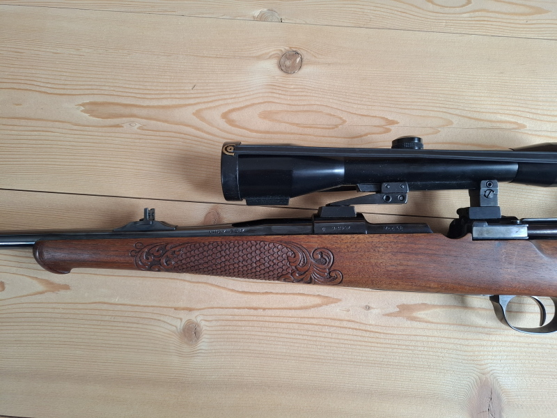 Mauser Mod. 98 Kal. 7mm Rem. Mag. inkl. Schwenkmontage und Schmidt & Bender ZF – Bild 4