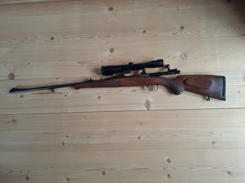 Mauser Mod. 98 Kal. 7mm Rem. Mag. inkl. Schwenkmontage und Schmidt & Bender ZF – Bild 3