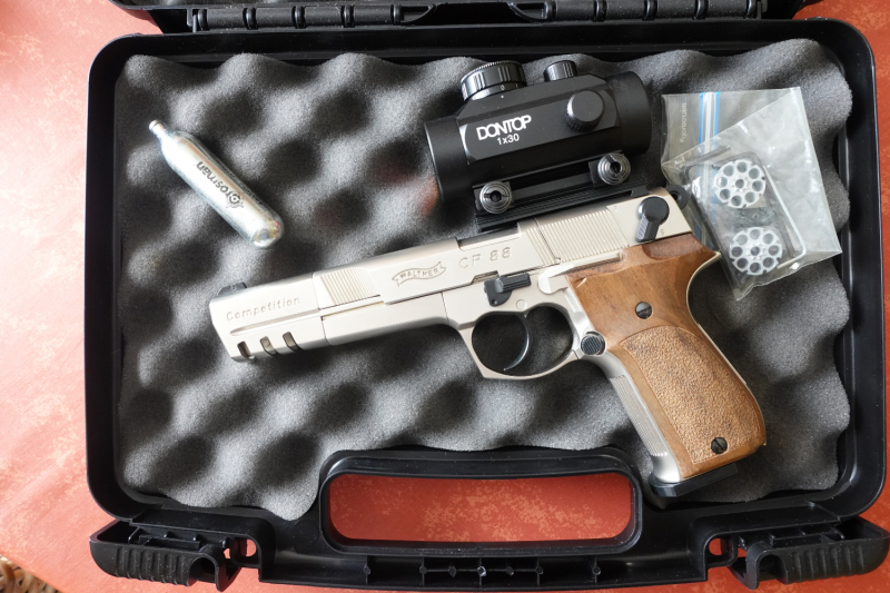 Luftpistole Walther CP88 4,5 mm Diabolo mit Red Dot – Bild 4