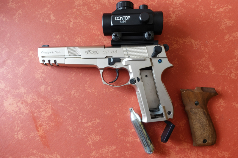 Luftpistole Walther CP88 4,5 mm Diabolo mit Red Dot – Bild 3